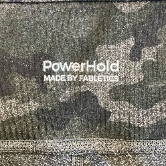 FABLETICS Powerhold leggings size S grey black camo stretch yoga running - Picture 5 of 6